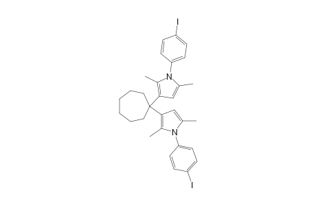 1,1-DI-1-(PARA-IODOPHENYL-2,5-DIMETHYLPYRROL-3-YL)-CYCLOHEPTANE