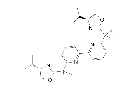 6,6'-Bis{1-[(4S,4'S)-4-isopropyl-4,5-dihydrooxazol-2-yl]-1-methylethyl}[2,2']bipyridinyl