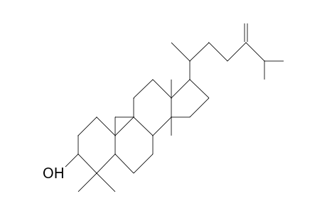 9,19-Cyclolanostan-3-ol, 24-methylene-, (3.beta.)-