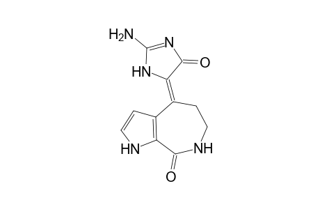 (4Z)-4-(2-amino-5-keto-3H-imidazol-4-ylidene)-1,5,6,7-tetrahydropyrrolo[2,3-c]azepin-8-one