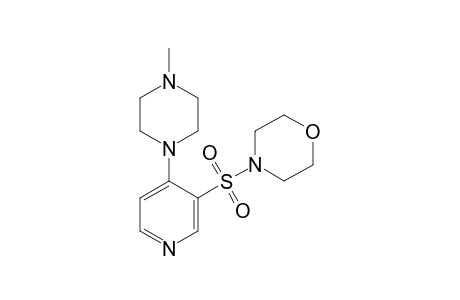 4-{[4-(4-methyl-1-piperazinyl)-3-pyridyl]sulfonyl]morpholine