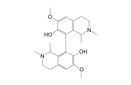 [8,8'-Biisoquinoline]-7,7'-diol, 1,1',2,2',3,3',4,4'-octahydro-6,6'-dimethoxy-1,1',2,2'-tetramethyl-