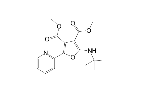 Dimethyl 2-(tert-butylamino)-5-(2-pyridyl)-3,4-furandicarboxylate