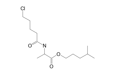 D-Alanine, N-(5-chlorovaleryl)-, isohexyl ester