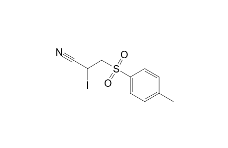 2-Iodo-3-(4-tolyl-sulfonyl)-propionitrile