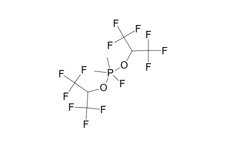 BIS-(1,1,1,3,3,3-HEXAFLUOROISOPROPOXY)-DIMETHYL-FLUOROPHOSPHORANE