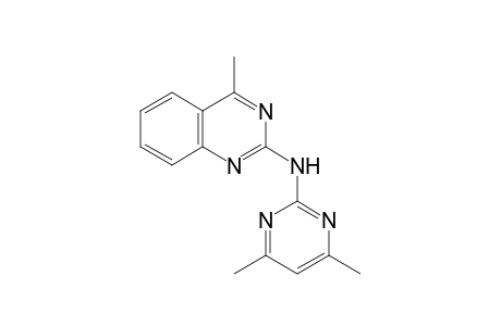 (4,6-Dimethyl-pyrimidin-2-yl)-(4-methyl-quinazolin-2-yl)-amine