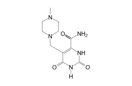 2,6-dioxo-5-[(4-methyl-1-piperazinyl)methyl]-1,2,3,6-tetrahydro-4-pyrimidinecarboxamide
