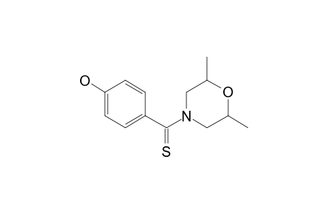 Methanethione, (4-hydroxyphenyl)(2,6-dimethylmorpholino)-