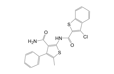 N-[3-(aminocarbonyl)-5-methyl-4-phenyl-2-thienyl]-3-chloro-1-benzothiophene-2-carboxamide