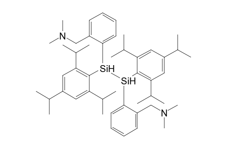 1,2-Bis[2-(dimethylaminomethyl)phenyl]-1,2-bis[2,4,6-tris(isopropyl)phenyl]disilane