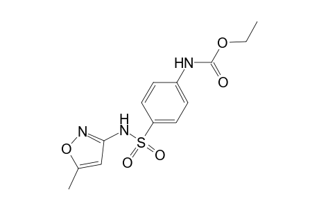 Ethyl 4-{[(5-methyl-3-isoxazolyl)amino]sulfonyl}phenylcarbamate