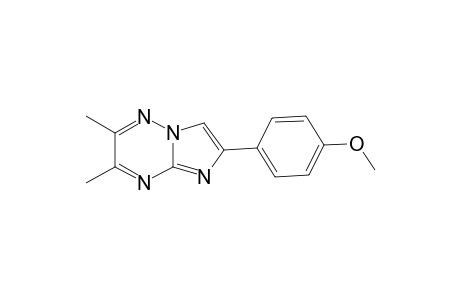 6-(4-Methoxy-phenyl)-2,3-dimethyl-imidazo[1,2-b][1,2,4]triazine