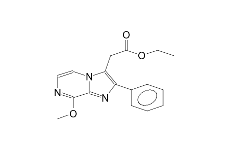 8-METHOXY-3-(ETHOXYCARBONYLMETHYL)-2-PHENYLIMIDAZO-[1,2-A]-PYRAZINE
