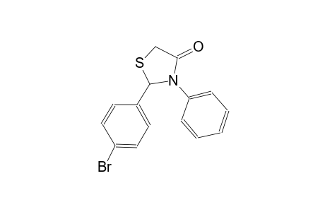 2-(4-bromophenyl)-3-phenyl-1,3-thiazolidin-4-one