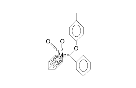 Dicarbonyl.pi.-cyclopentadienyl-([4-methyl-phenoxy]-phenylcarbene) manganese