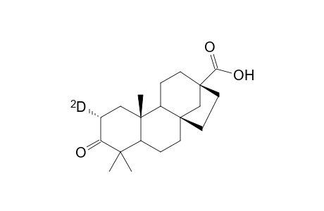 17-Norkaurane-2-d-13-carboxylic acid, 3-oxo-, (2.alpha.,8.beta.,13.beta.)-