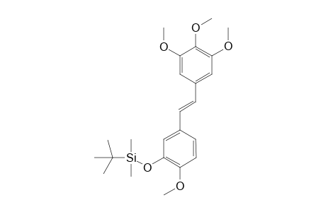 (E)-5-(3-Tert-butyldimethylsilyloxy-4-methoxystyrl)-1,2,3-trimethoxybenzene