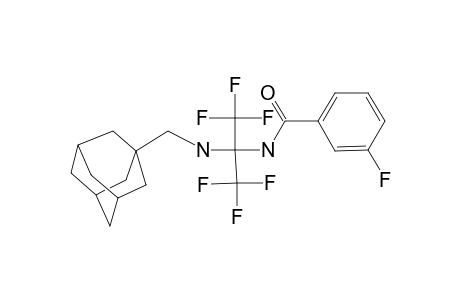 benzamide, 3-fluoro-N-[2,2,2-trifluoro-1-[(tricyclo[3.3.1.1~3,7~]dec-1-ylmethyl)amino]-1-(trifluoromethyl)ethyl]-