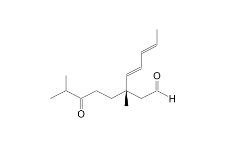 (6R)-2,6-DIMETHYL-6-(2-OXOETHYL)-3-OXOUNDECA-7E,9E-DIENE