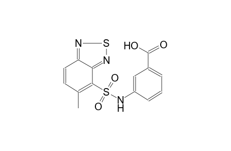 benzoic acid, 3-[[(5-methyl-2,1,3-benzothiadiazol-4-yl)sulfonyl]amino]-