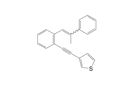 3-((2-(2-Phenylprop-1-en-1-yl)phenyl)ethynyl)thiophene