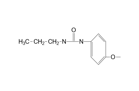 1-(p-methoxyphenyl)-3-propylurea