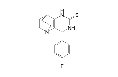 3-(4-fluorophenyl)-1,4,6-triazatricyclo[6.2.2.0~2,7~]dodec-2(7)-ene-5-thione