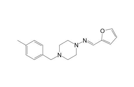 1-piperazinamine, N-[(E)-2-furanylmethylidene]-4-[(4-methylphenyl)methyl]-