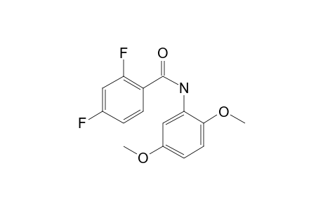 2,4-Difluorobenzamide, N-(2,5-dimethoxyphenyl)-