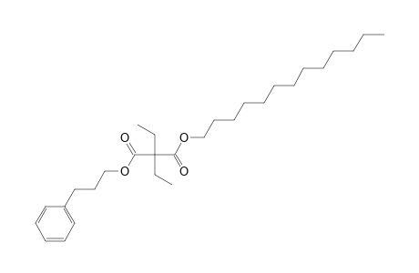 Diethylmalonic acid, 3-phenylpropyl tridecyl ester