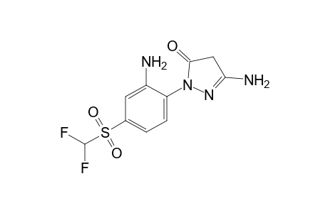 3-amino-1-{2-amino-4-[(difluoromethyl)sulfonyl]phenyl}-2-pyrazolin-5-one