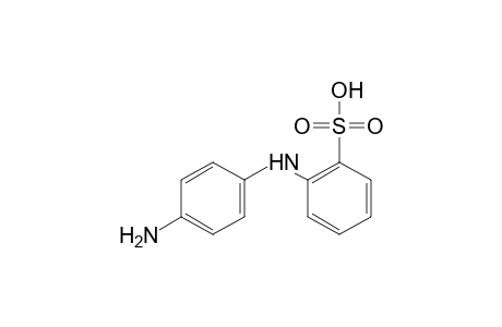 o-(p-aminoanilino)benzenesulfonic acid