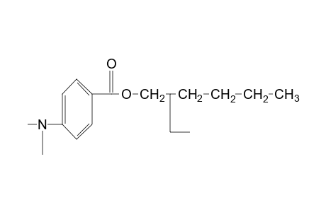 p-(dimethylamino)benzoic acid, 2-ethylhexyl ester