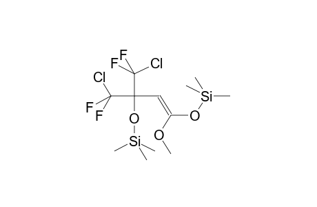 1,3-BIS(TRIMETHYLSILYLOXY)-1-METHOXY-3-(DIFLUOROCHLOROMETHYL)-4,4-DIFLUORO-4-CHLOROBUT-1-ENE