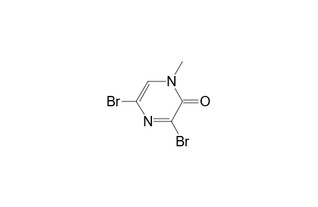 3,5-bis(Bromanyl)-1-methyl-pyrazin-2-one