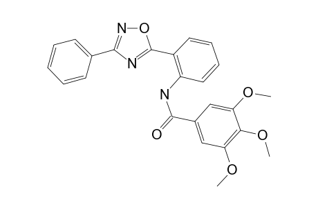 3,4,5-trimethoxy-N-[2-(3-phenyl-1,2,4-oxadiazol-5-yl)phenyl]benzamide