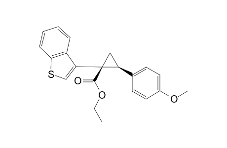 Ethyl cis-1-(benzo[b]thiophen-3-yl)-2-(4-methoxyphenyl)cyclopropane-1-carboxylate