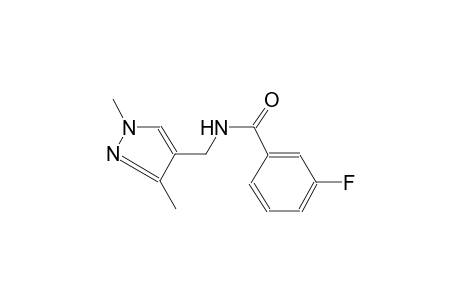 benzamide, N-[(1,3-dimethyl-1H-pyrazol-4-yl)methyl]-3-fluoro-