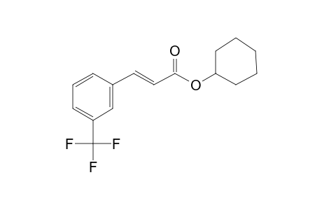 Cinnamic acid, 3-trifluoromethyl-, cyclohexyl ester