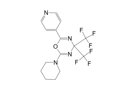 2-(1-piperidinyl)-6-(4-pyridinyl)-4,4-bis(trifluoromethyl)-4H-1,3,5-oxadiazine