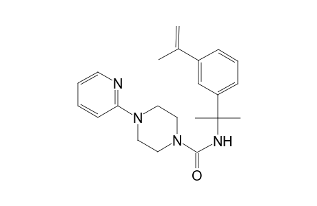 N-[1-(3-isopropenylphenyl)-1-methylethyl]-4-(2-pyridinyl)-1-piperazinecarboxamide