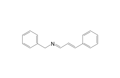 Benzenemethanamine, N-(3-phenyl-2-propenylidene)-, (E,E)-