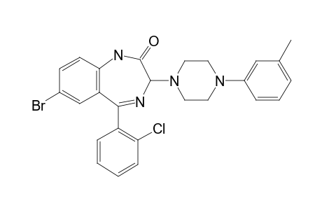 7-Bromo-5-(2-chloro-phenyl)-3-(4-m-tolyl-piperazin-1-yl)-1,3-dihydro-benzo[E][1,4]diazepin-2-one