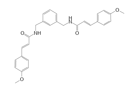 (2E)-3-(4-methoxyphenyl)-N-[3-({[(2E)-3-(4-methoxyphenyl)-2-propenoyl]amino}methyl)benzyl]-2-propenamide