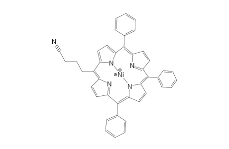 {5-(4-Cyanobutyl)-10,15,20-triphenylporphyrinato}nickel (II)