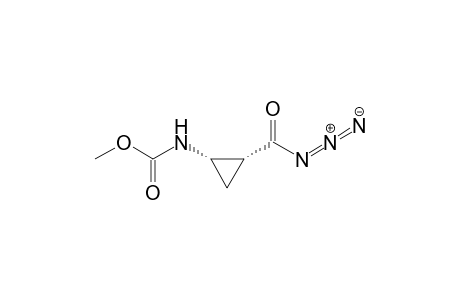 Methyl N-[(1S,2R)-2-carbonazidoylcyclopropyl]carbamate