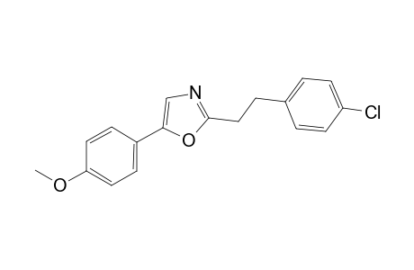 2-(p-chlorophenethyl)-5-(p-methoxyphenyl)oxazole