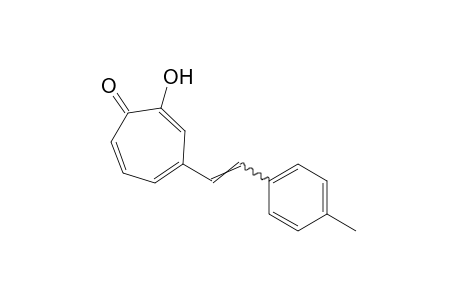 2-hydroxy-4-(p-methylstyryl)-2,4,6-cycloheptatrien-1-one