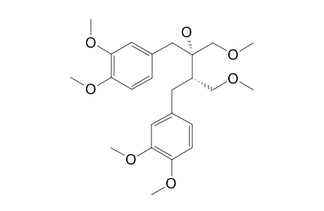 (2S,3S)-1,4-bis(3,4-dimethoxyphenyl)-2,3-bis(methoxymethyl)butan-2-ol